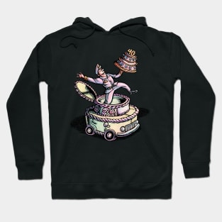 Cake Delivery Man in Cake Car Hoodie